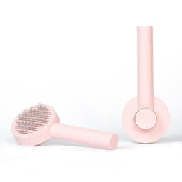 image-Pet Self-Cleaning Slicker Brush Stainless Steel Comb for Dogs Cats