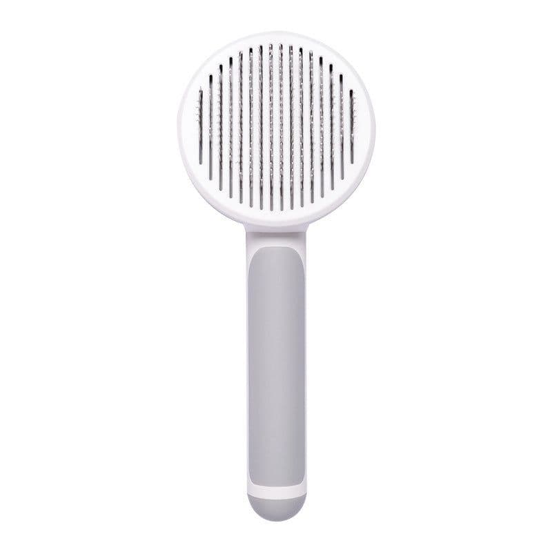 image-Pet Self-Cleaning Slicker Brush Stainless Steel Comb for Dogs Cats
