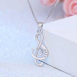 image-Silver Geometric Star Pendant Necklace Women Korean Style JDZ109
