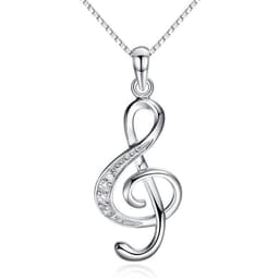 image-Silver Geometric Star Pendant Necklace Women Korean Style JDZ109