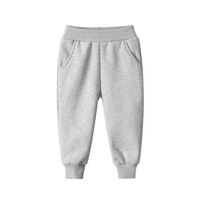 image-27kids Unisex Cotton Blend Jogger Pants Grey 140cm Kids 3-8Y