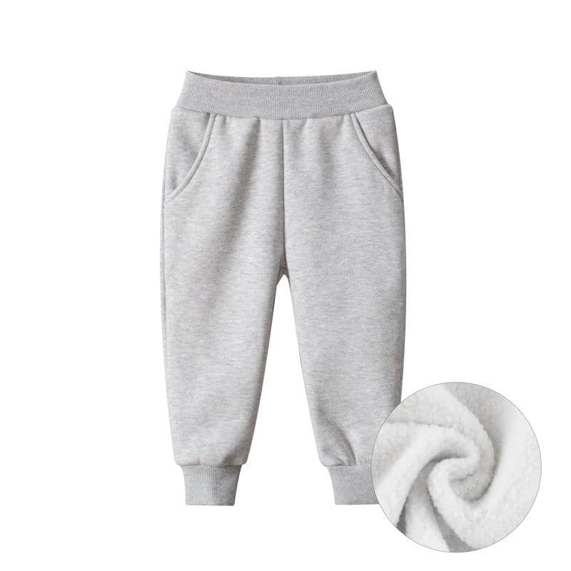 image-27kids Unisex Cotton Blend Jogger Pants Grey 140cm Kids 3-8Y