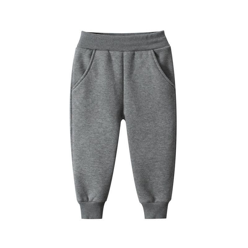 image-27kids Unisex Cotton Blend Jogger Pants Grey 140cm Kids 3-8Y