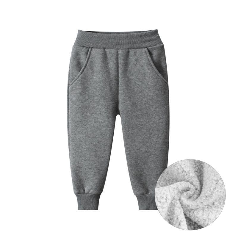 image-27kids Unisex Cotton Blend Jogger Pants Grey 140cm Kids 3-8Y