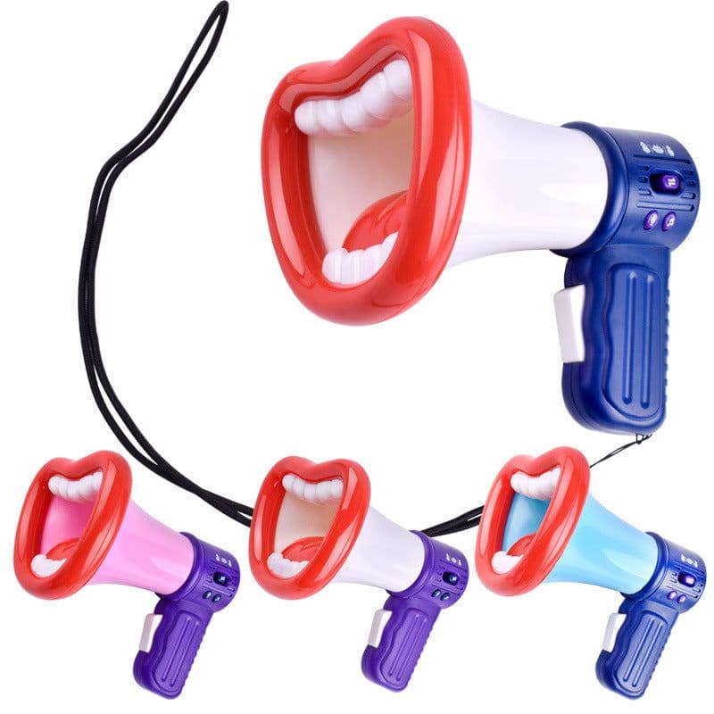 image-Voice Changer Microphone Toy for Kids with Sound Effects Red