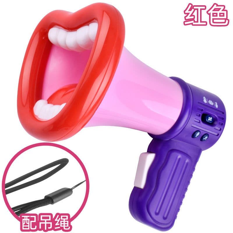 image-Voice Changer Microphone Toy for Kids with Sound Effects Red