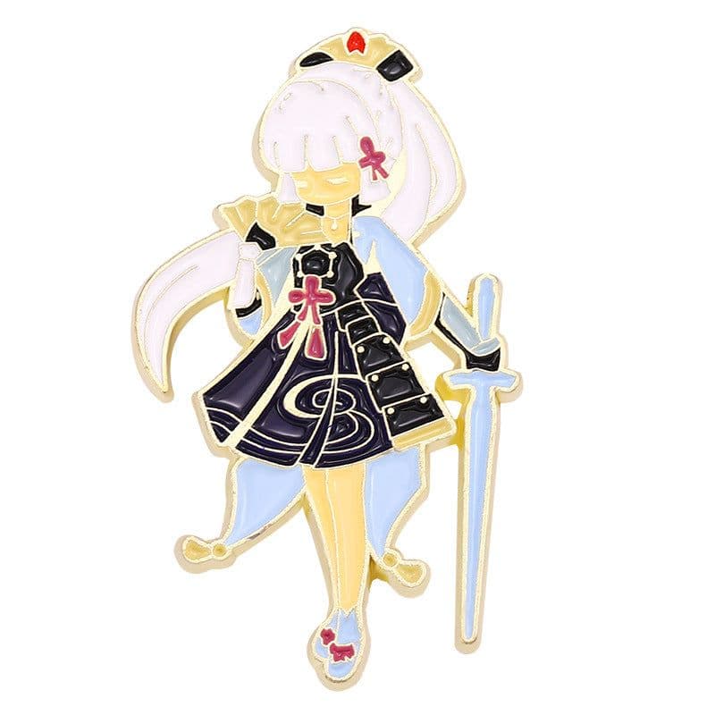 image-Yuanshen Cartoon Character Metal Brooch Pin Badge