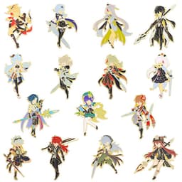 image-Yuanshen Cartoon Character Metal Brooch Pin Badge