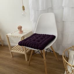 image-Corduroy Chair Cushion 40x42cm Solid Color Floor Mat Restaurant Office