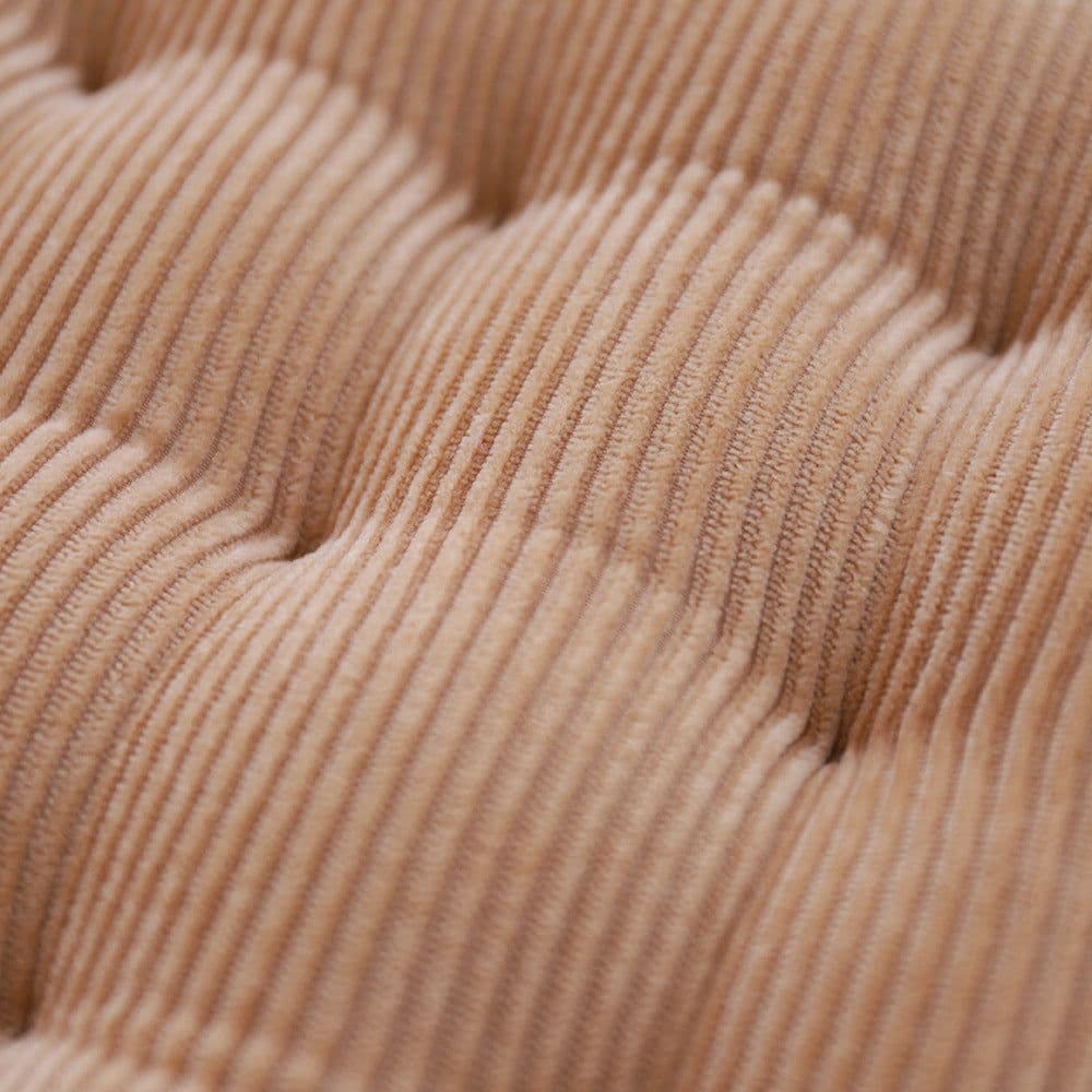 image-Corduroy Chair Cushion 40x42cm Solid Color Floor Mat Restaurant Office