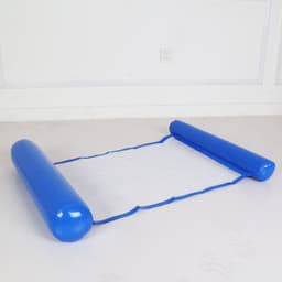 image-Inflatable Floating Hammock Pool Lounge Chair with Backrest