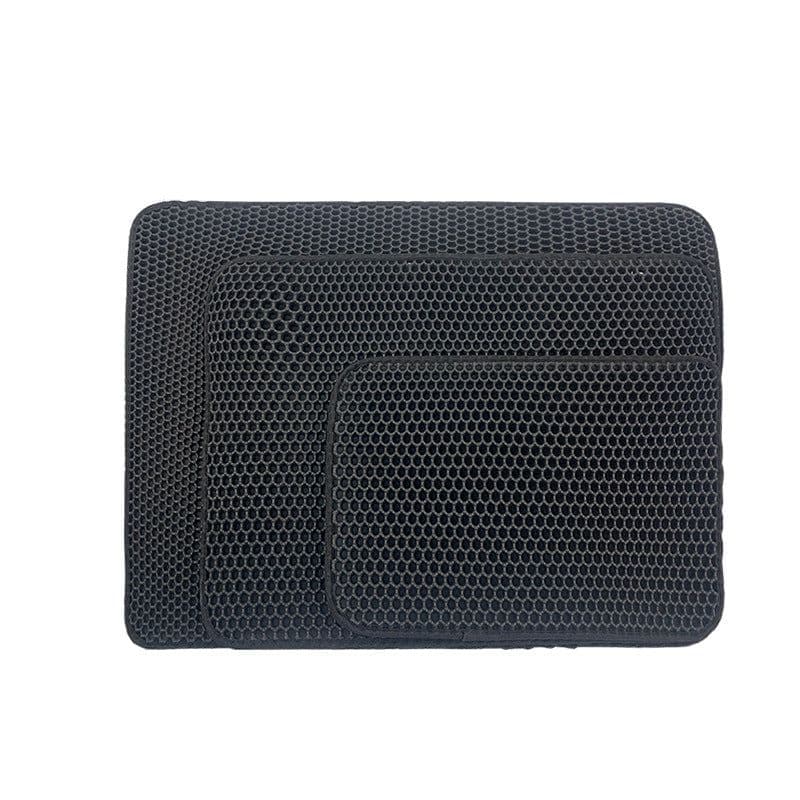 image-Double Layer EVA Cat Litter Mat Anti-Tracking Pet Mat