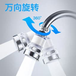 image-Kitchen Faucet Aerator Extension - 3-Mode Water Saving Filter Nozzle
