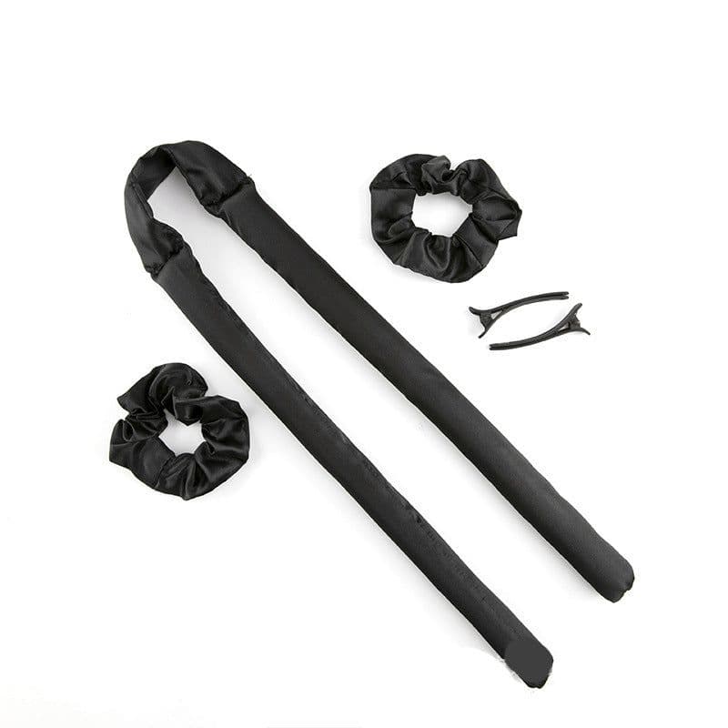 image-EVA Foam Heatless Hair Curler Rod with 2 Hair Ties