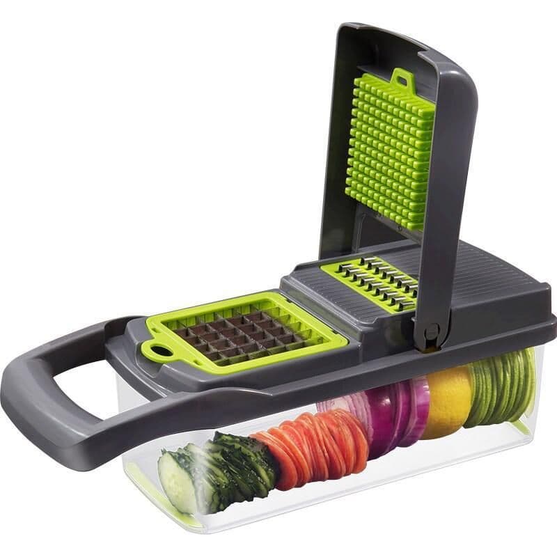 image-Mo Ran Multifunctional Vegetable Cutter Dicer White