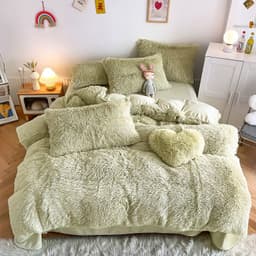 image-Juxiang Court Cloud Mink Velvet 4-Piece Bedding Set Modern Style