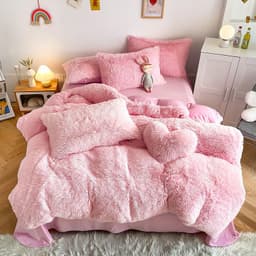 image-Juxiang Court Cloud Mink Velvet 4-Piece Bedding Set Modern Style