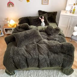 image-Juxiang Court Cloud Mink Velvet 4-Piece Bedding Set Modern Style