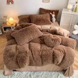 image-Juxiang Court Cloud Mink Velvet 4-Piece Bedding Set Modern Style