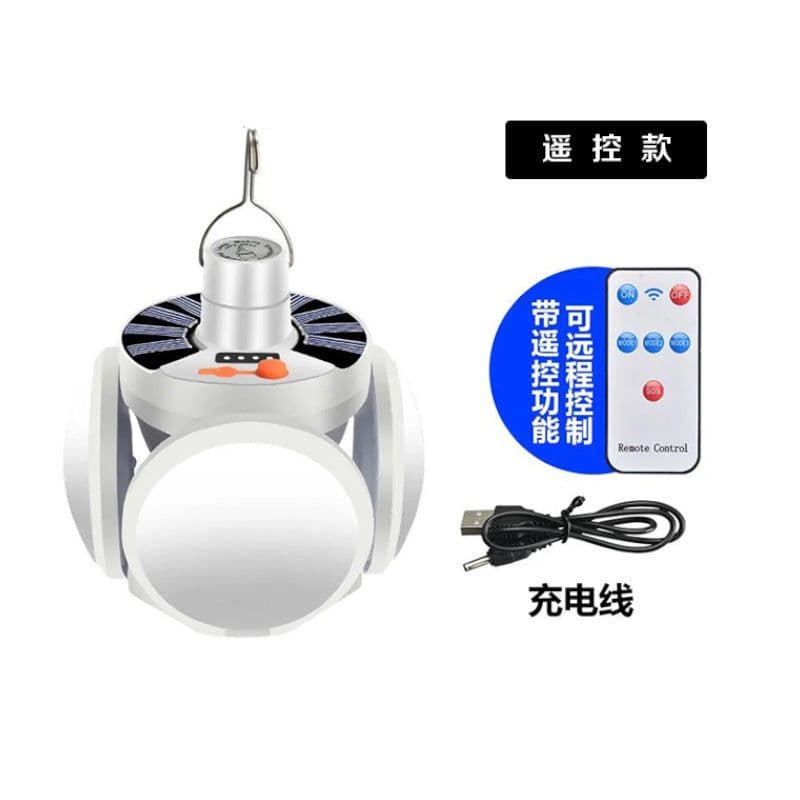 image-Solar LED Outdoor Light KQ-2029 20W Camping Emergency Stall Light