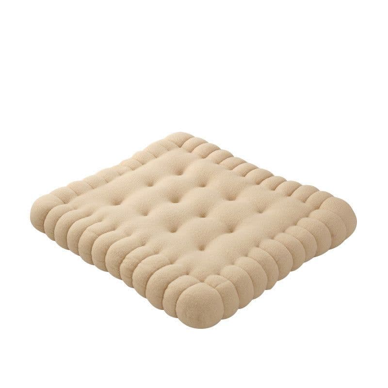 image-Cookie Pad Cushion Solid Color Plush 38x41cm Chair Mat