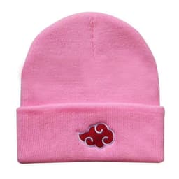 image-Naruto Auspicious Clouds Knitted Hat Gray Unisex Anime Winter Beanie