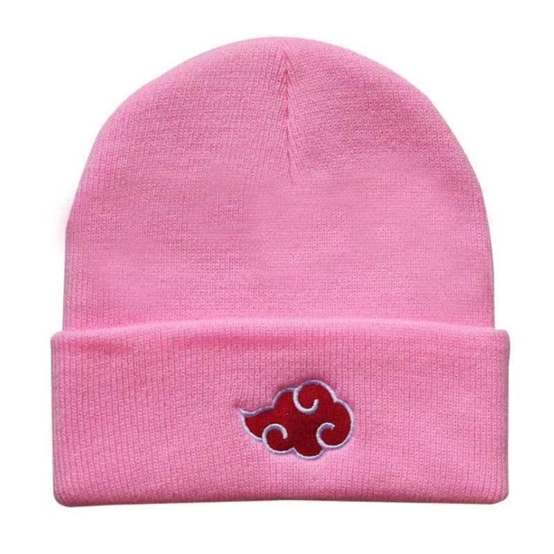 image-Naruto Auspicious Clouds Knitted Hat Gray Unisex Anime Winter Beanie