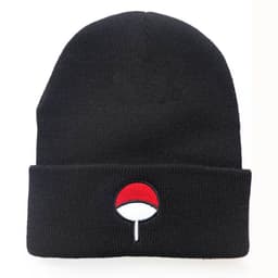 image-Naruto Auspicious Clouds Knitted Hat Gray Unisex Anime Winter Beanie