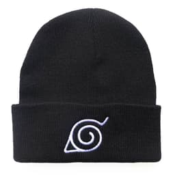 image-Naruto Auspicious Clouds Knitted Hat Gray Unisex Anime Winter Beanie