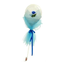 image-Transparent Bobo Balloon with Rose Lights for Party Decoration