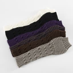 image-Knitted Half-Finger Fingerless Gloves Unisex Winter Warm