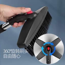 image-Bymaocar 3-in-1 Snow Shovel Stainless Steel Telescopic Deicing