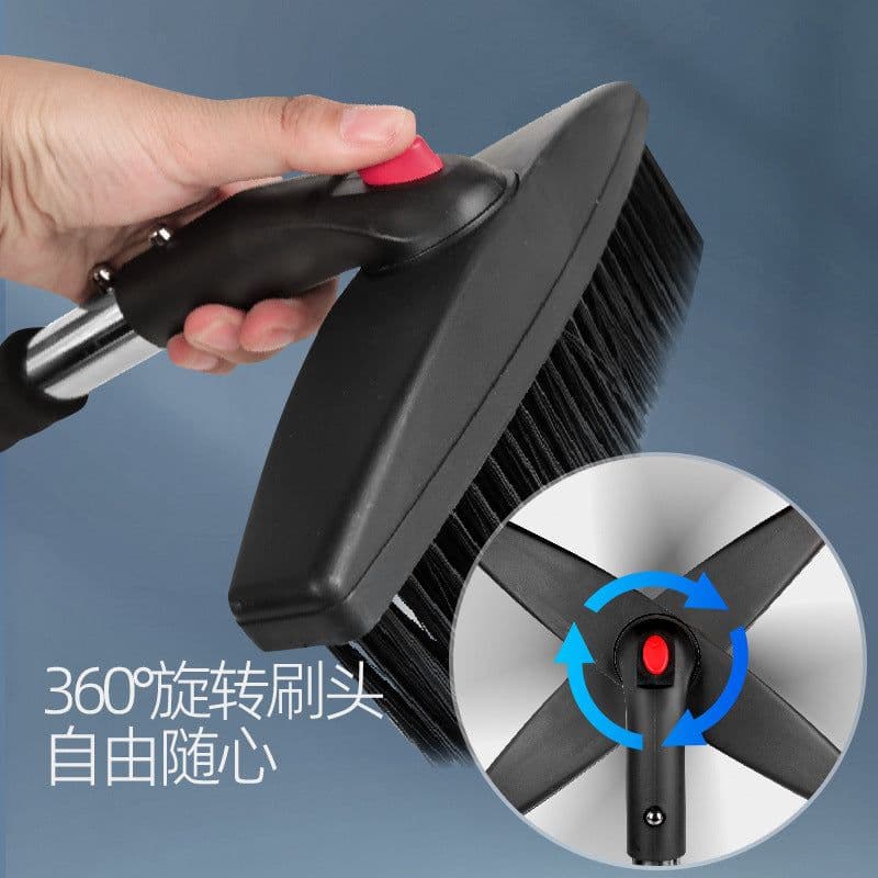 image-Bymaocar 3-in-1 Snow Shovel Stainless Steel Telescopic Deicing