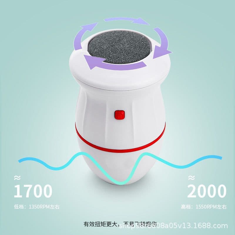 image-Electric Foot File Callus Remover Rechargeable Pedicure Tool