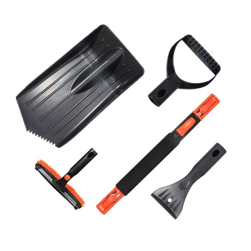image-Shunwei Retractable Snow Brush and Ice Scraper Set for Cars