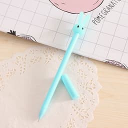 image-Cute Rabbit Jelly Gel Pen 0.38mm Black Ink Student Stationery