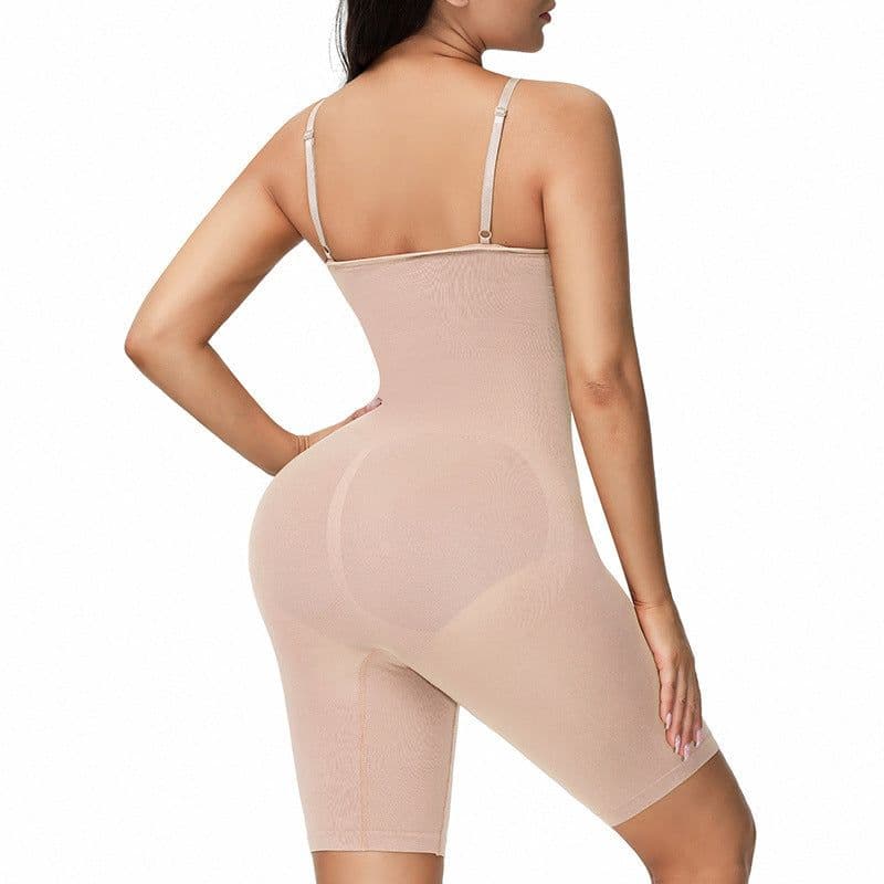image-Colin Body Sculpting Bodysuit Seamless Shapewear Brown