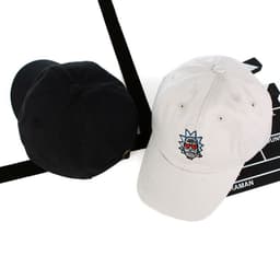 image-Unisex Cotton Embroidered Baseball Cap Curved Brim Sun Protection
