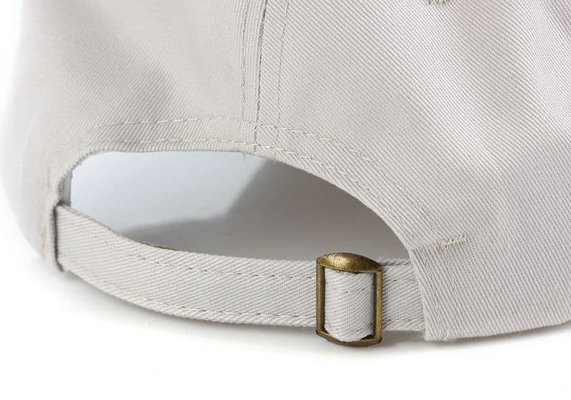 image-Unisex Cotton Embroidered Baseball Cap Curved Brim Sun Protection