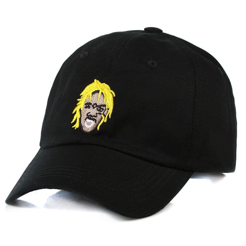 image-Unisex Cotton Embroidered Baseball Cap Curved Brim Sun Protection