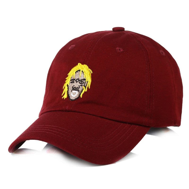 image-Unisex Cotton Embroidered Baseball Cap Curved Brim Sun Protection
