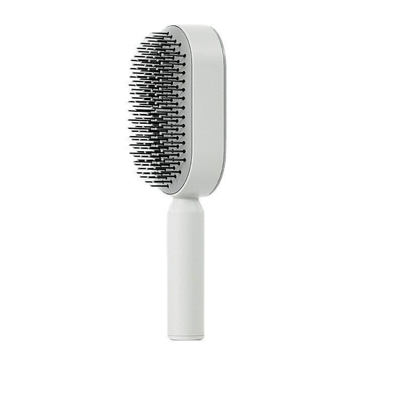 image-Air Cushion Massage Comb for Long Hair with Press-Type Cleaning