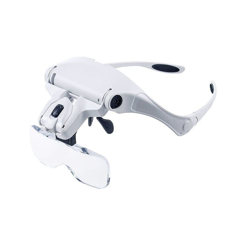 image-Chuda 9892B2 LED Magnifying Glasses 5 Lens Surgical Magnifier