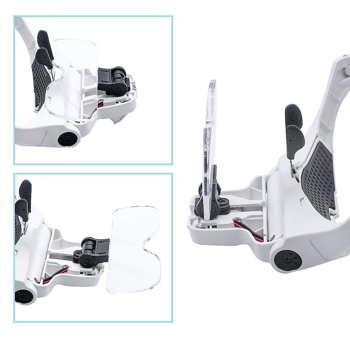 image-Chuda 9892B2 LED Magnifying Glasses 5 Lens Surgical Magnifier