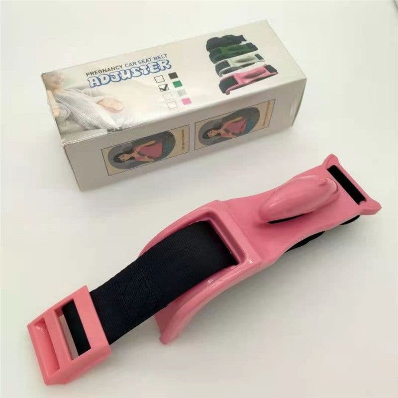 image-Maternity Car Seat Belt Adjuster - Pregnancy Safety Comfort Strap