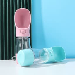 image-Portable Pet Water and Food Bottle for Dogs Outdoor Travel Dispenser