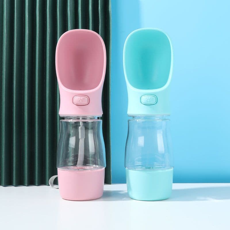 image-Portable Pet Water and Food Bottle for Dogs Outdoor Travel Dispenser
