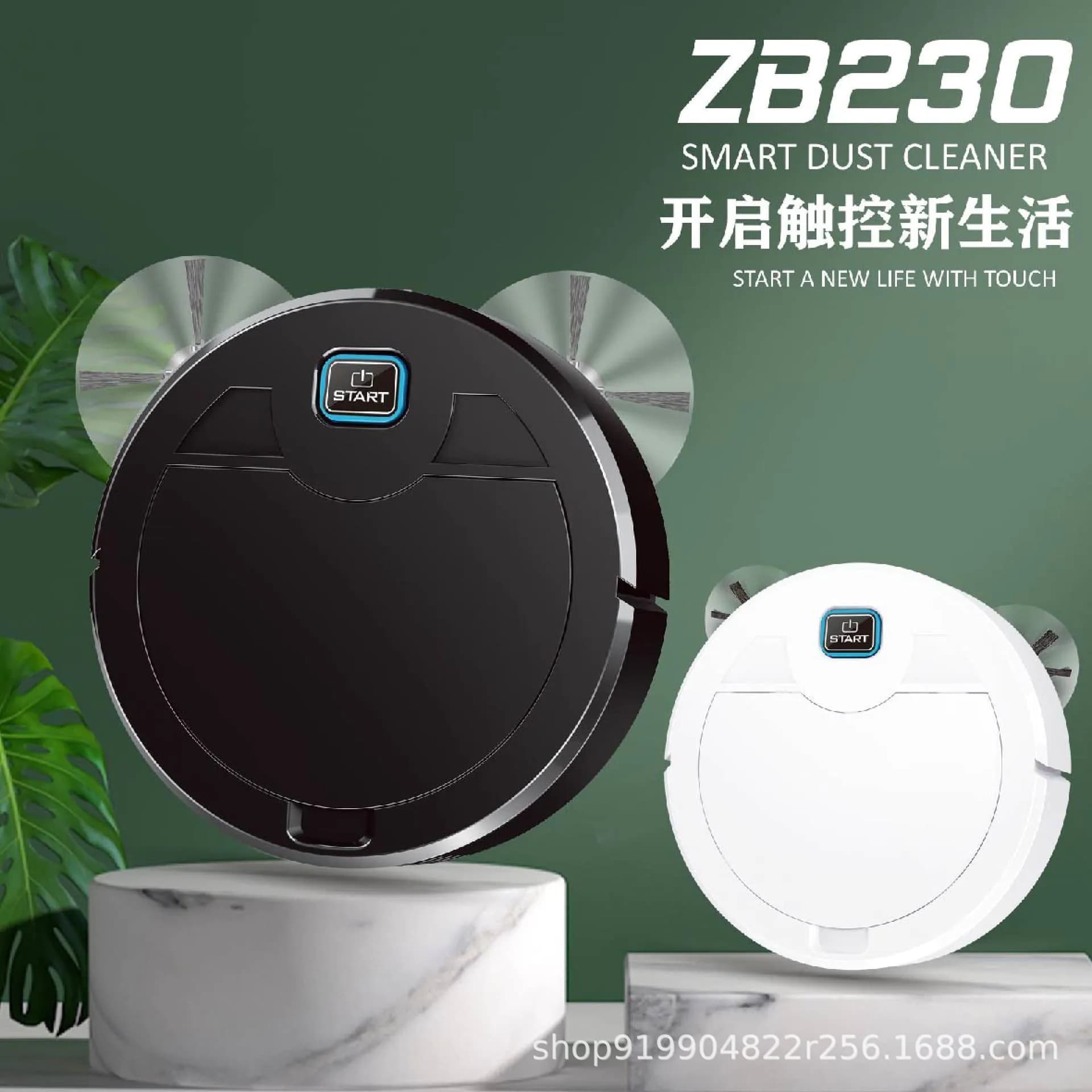 image-ZHENBAO ZB230 Robot Vacuum Cleaner 3-in-1 Sweep Suction Mop