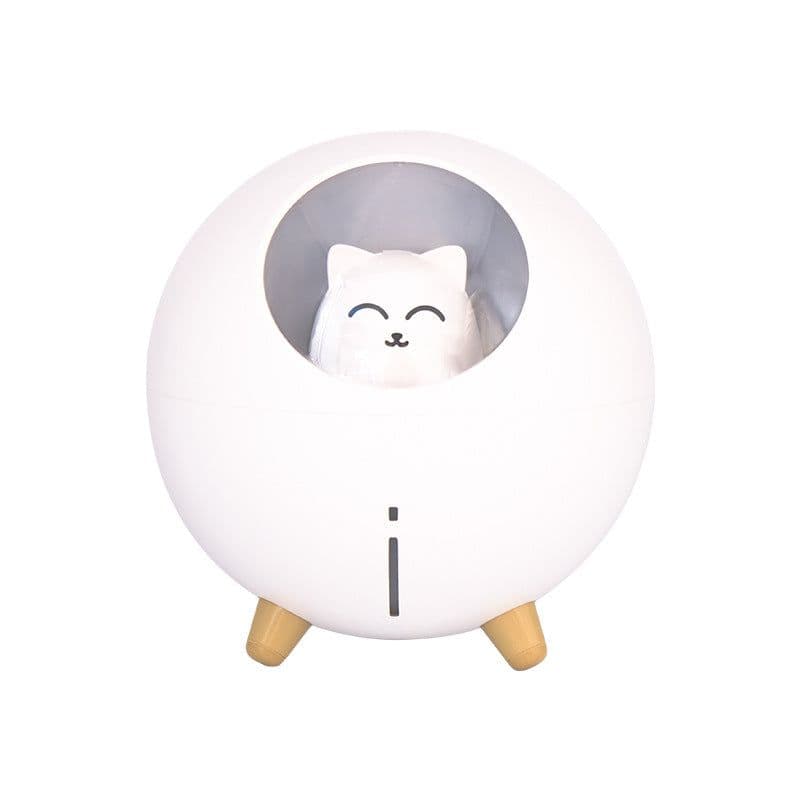 image-USB Planet Cat Humidifier Mini Desktop Ultrasonic Mist Maker