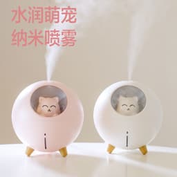 image-USB Planet Cat Humidifier Mini Desktop Ultrasonic Mist Maker